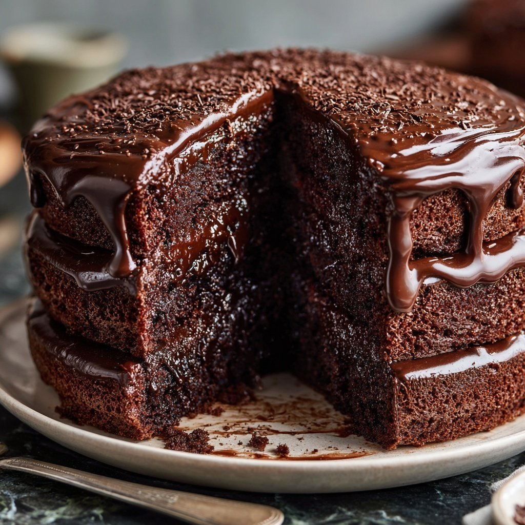 Chocolate Cake With Coffee