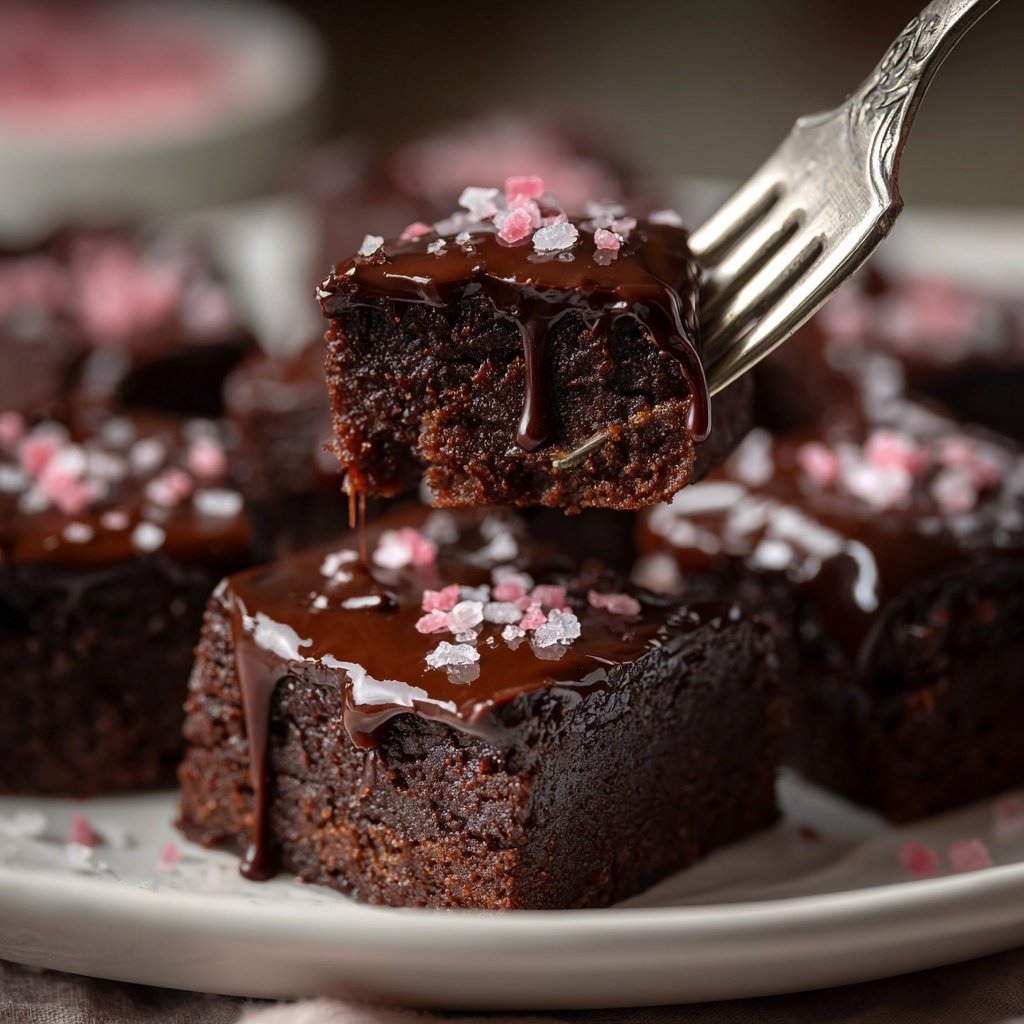 Valentines Treats Chocolate Fudge Squares