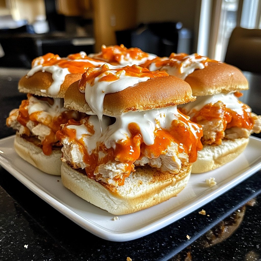 Buffalo Chicken Sliders