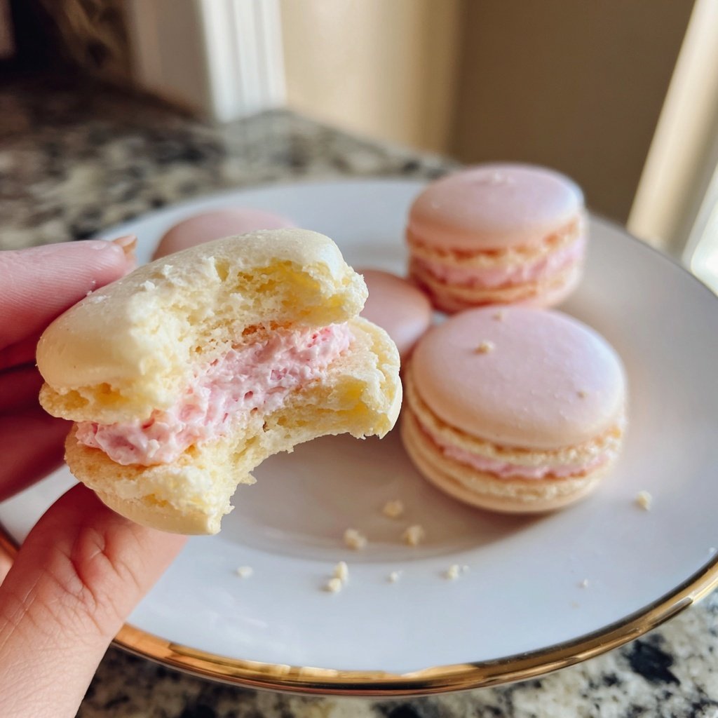 Macarons with Raspberry Filling