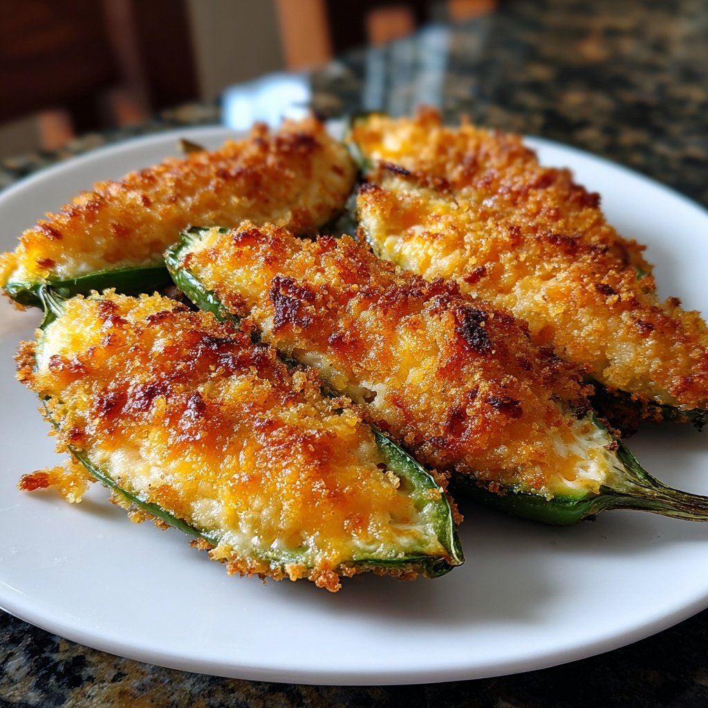 Jalapeno Poppers with Avocado Cream