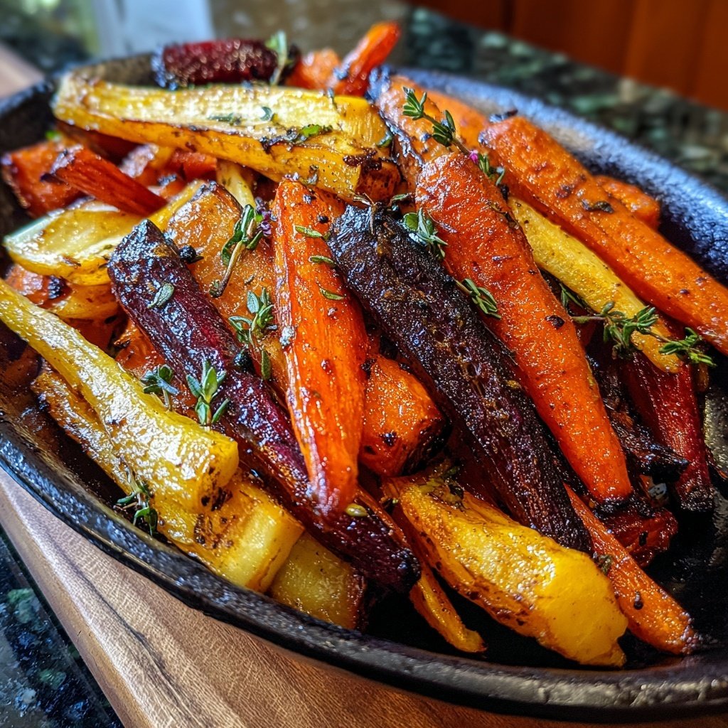 Jamaican Roasted Carrot Medley
