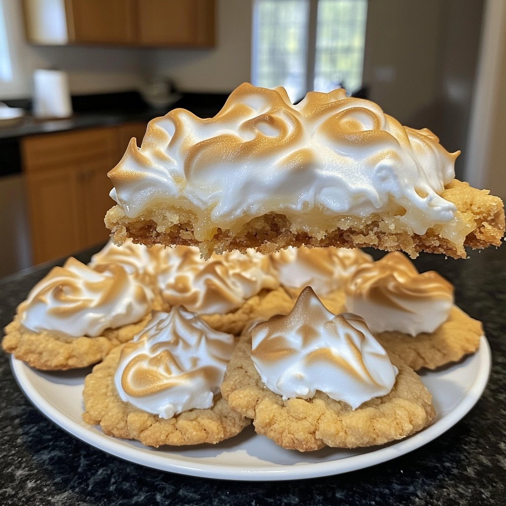 Lemon Meringue Pie Cookies Recipe - Fruity Desserts