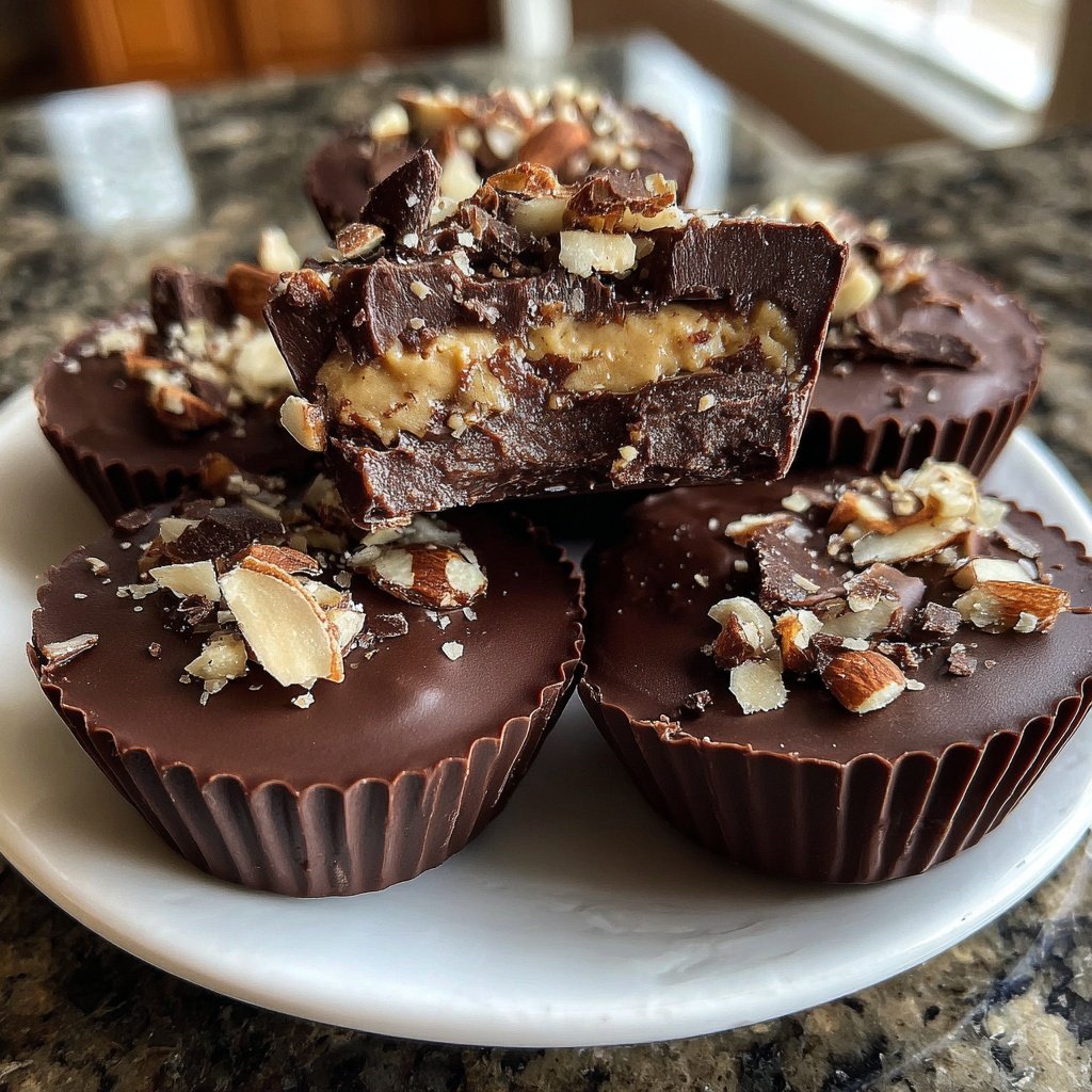 Chocolate Almond Butter Cups