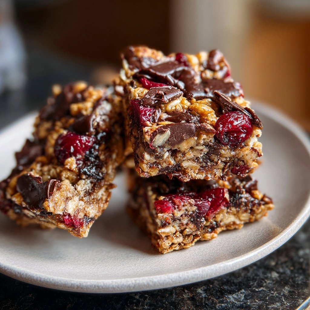 Chocolate Cherry Snack Bars