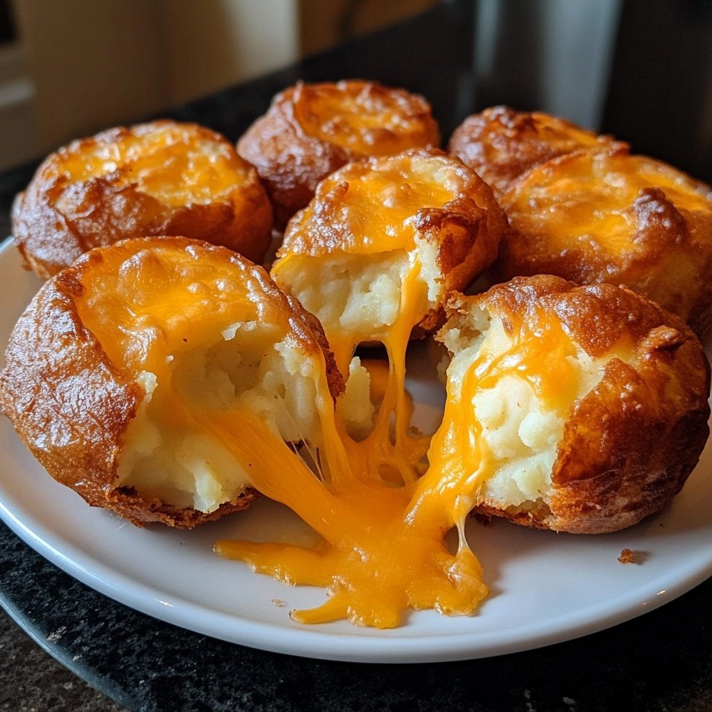 Mashed Potato Cheese Puffs 🧀✨ – The Ultimate Easy Appetizer Recipe!