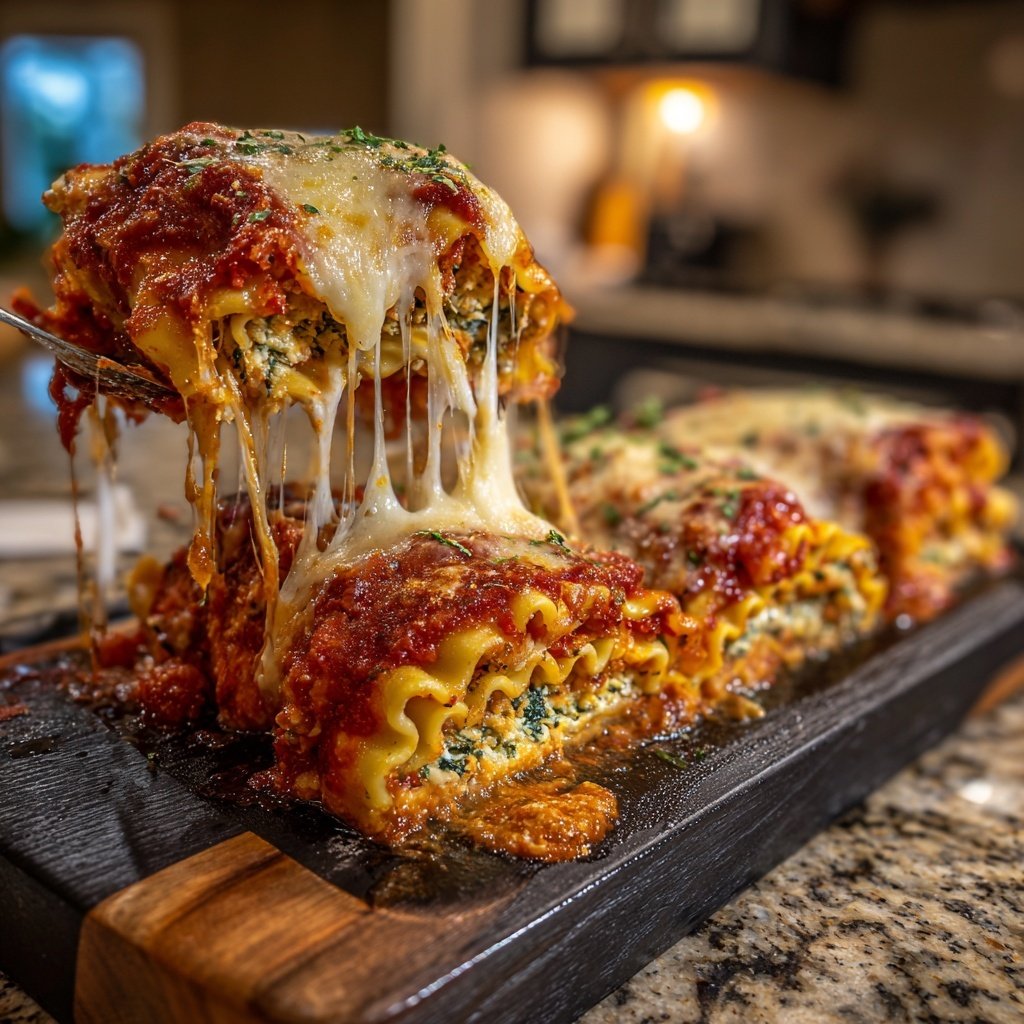 Vegetable Lasagna Roll Ups